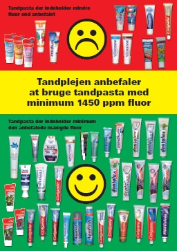 Kolding Kommune. Fluortandpastaplakat.
